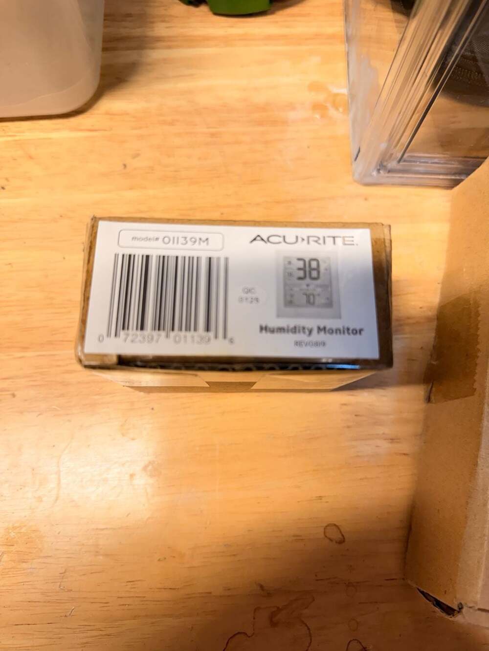 AcuRite Humidity Monitor Model 01139M